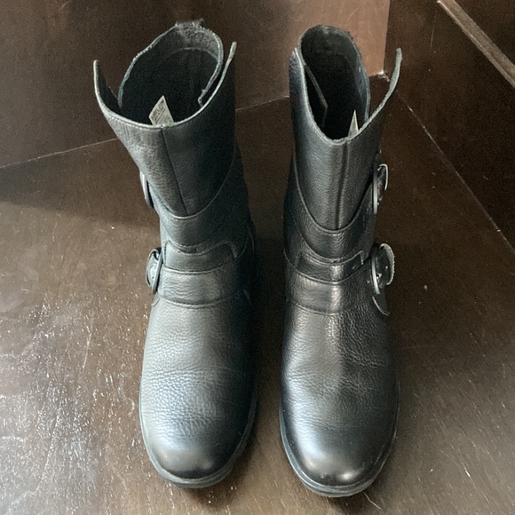 Sorel Leather Waterproof Moto Boots - Picture 2 of 12